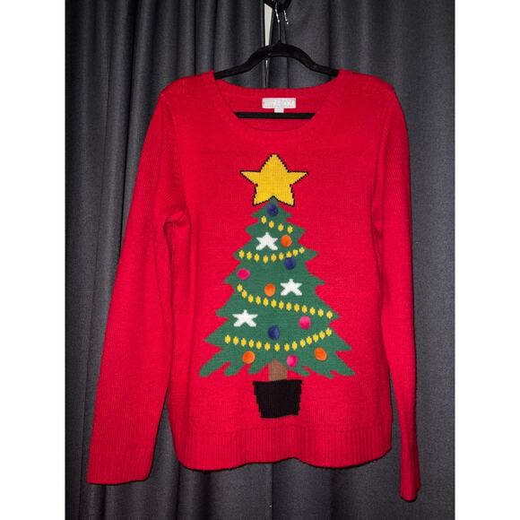 Ugly Christmas Sweater Xmas Size Large - Picture 1 of 3